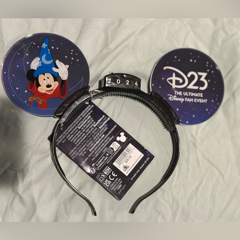Disney D23 Mickey Mouse Sorcerer Headband - Black and Blue